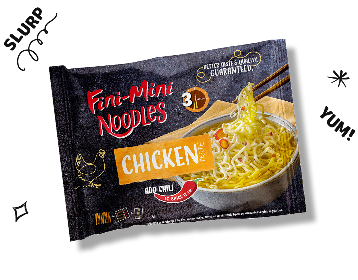 Fini-Mini Kokošji noodles